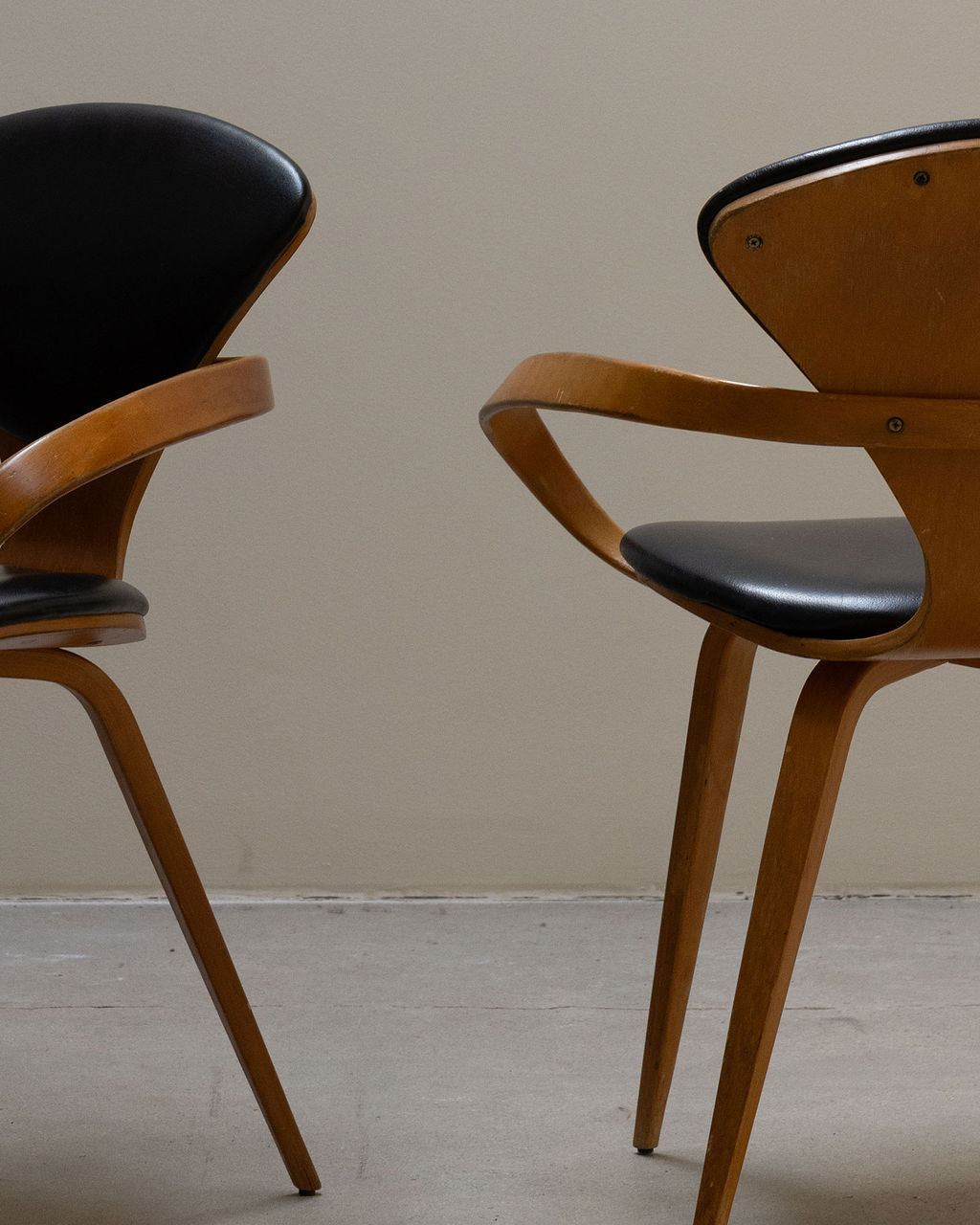 Pair of Cherner Pretzel Chairs