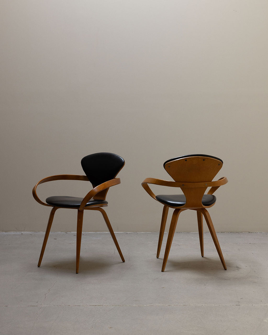 Pair of Cherner Pretzel Chairs