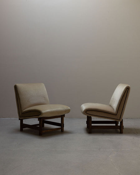 Pair of Mohair Upholstered Chairs