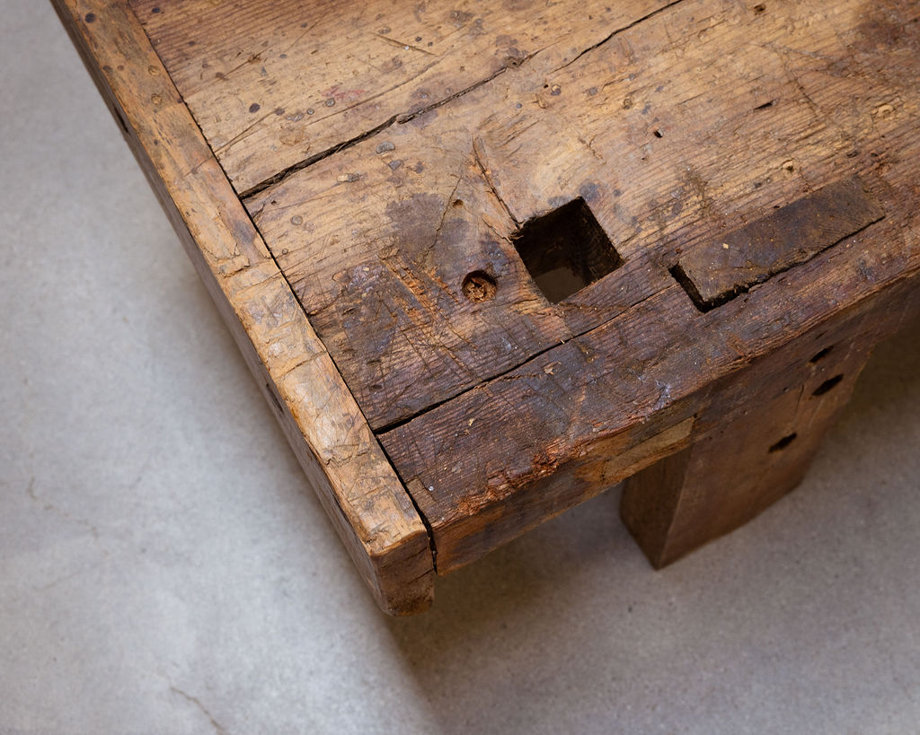 Primitive French Work Table