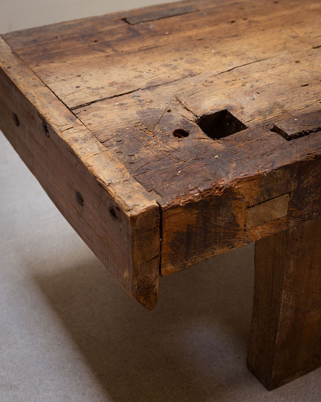 Primitive French Work Table