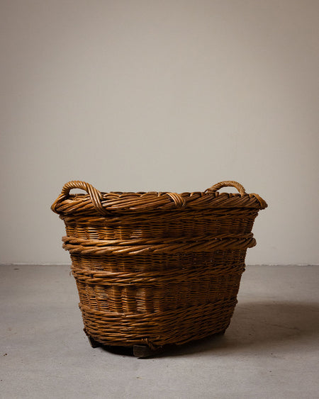 Vintage French Laundry Basket