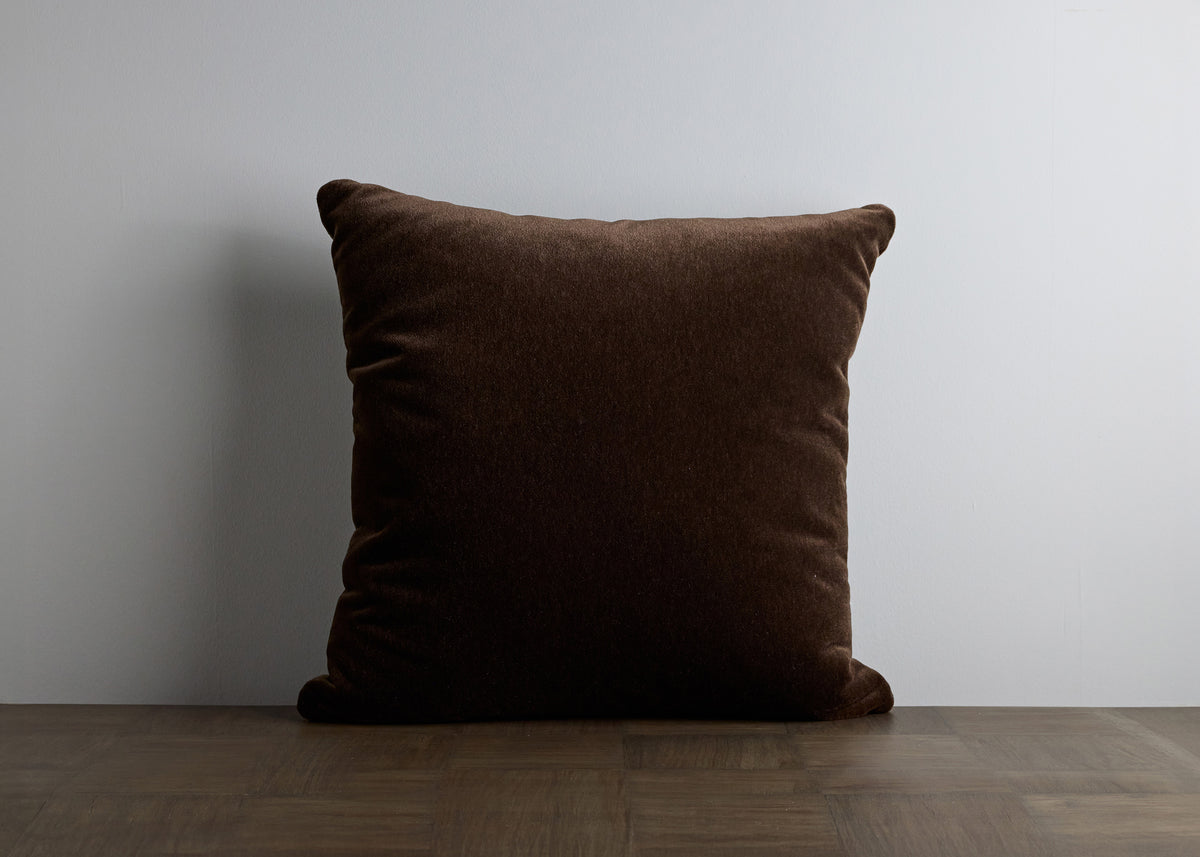 Espresso Mohair Pillow