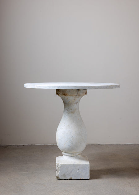 Italian Pedestal Marble Table