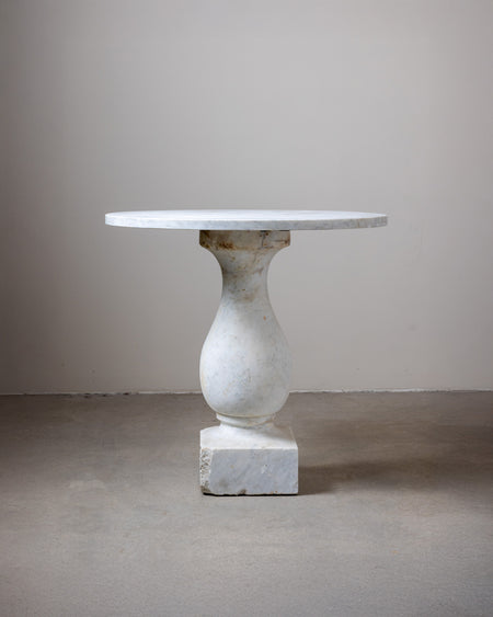 Italian Pedestal Marble Table