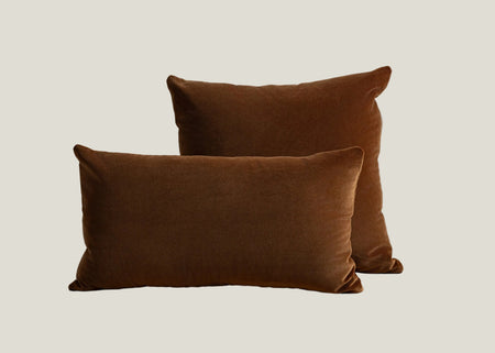 Rust Velvet Pillow
