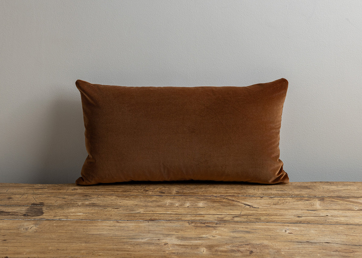 Rust Velvet Pillow