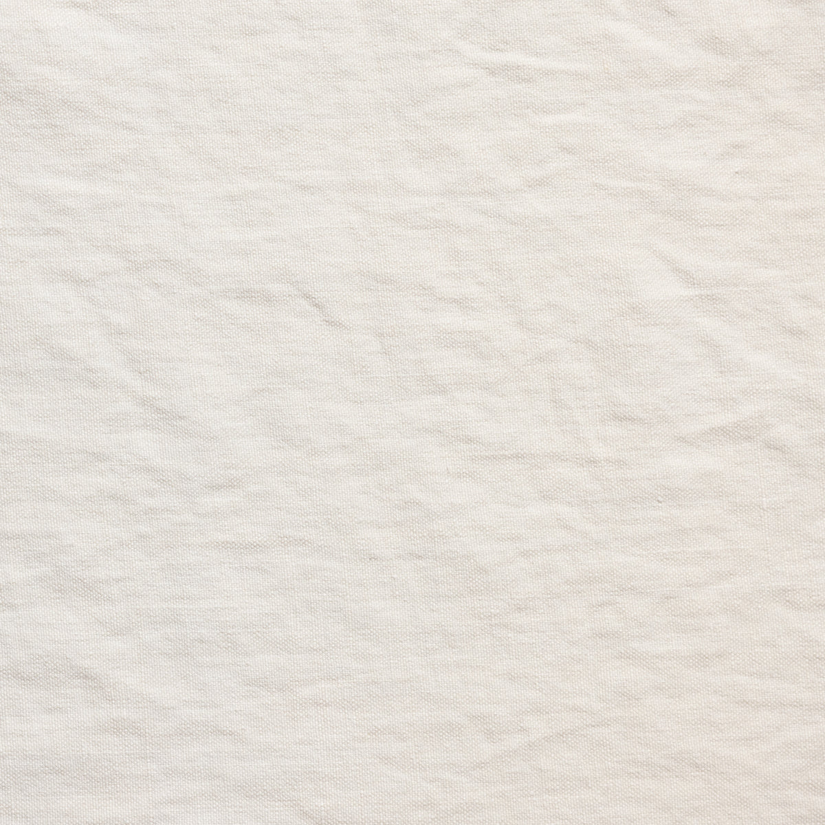 Chalk cream linen fabric swatch