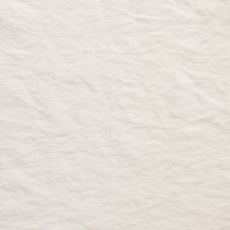 Solid cream linen fabric swatch